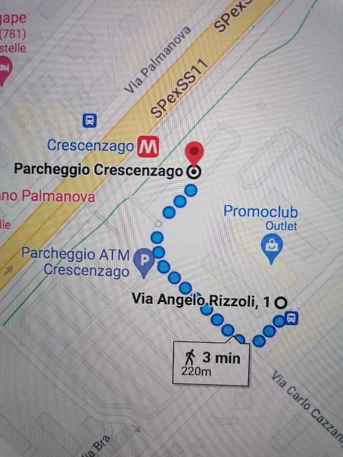 Appartamento Casa Rizzoli - Bilocale Vicinissimo M2 Milano